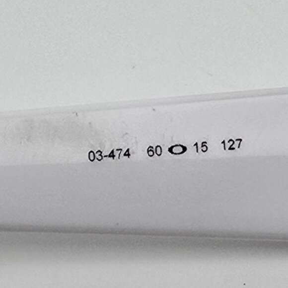 *SOLD* Oakley 03-474 Gascan White Frame Black Iridium Lens Sunglasses w/ Case - Picture 8 of 16